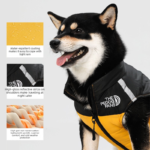 Yellow 2XL Size Dog Clothing - Warm, Thickened Cotton Jacket for Autumn & Winter; Waterproof Pet Vest - Reflective Safety Design, Leash-Compatible - Image 4