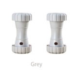 2 Packï¼ˆGreyï¼‰: Cat and Dog Treat Dispenser Toy â€“ Interactive, Durable, Bite-Resistant Slow-Feeder, Dumbbell and Tire-Shaped Pet Toy