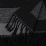 Khaki elegant women's tassel cape shawl scarf, multi-functional all-in-one warm and comfortable winter shawl scarf, convenient for home, travel, and office wear, stylish and beautiful with tassels. - Image 3