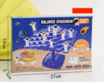 Blue Kids Balance Spaceman Stacking Toy - 48 Astronaut Figures Balance Tree Game with Punishment Wheel & Dice - Parent-Child Interactive Tabletop Game for Boys Girls Ages 3-8