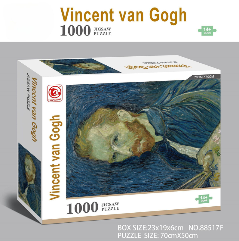 V888-ELOSUNG50237-202604131736-00 1000 piece Jigsaw Puzzle for Adults - Landscape Cityscape Art, Premium Quality Paper Cardboard, 70x50cm Finished Size, Stress Relief Brain Game Gift for Ages 14+ ã€Vincent van Gogh】 - Image 1