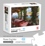 1000 piece  Jigsaw Puzzle for Adults - Landscape Cityscape Art, Premium Quality Paper Cardboard, 70x50cm Finished Size, Stress Relief Brain Game Gift for Ages 14+ ã€flowerã€‘ - Image 4