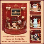 DIY Book Nook Kit Book Theater 3D Wooden Puzzle Miniature Dollhouse Bookshelf Insert with LED Light, 222 Pieces Bookend Decor for Adults Teens, Creative Gift for Book Lovers - Image 6