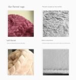 Green 150*200cm Flannel Fleece Blanket - Quilted Diamond Pattern, Soft & Warm Polyester Throw for Office Nap, Sofa, Travel & Bed Use - Image 6