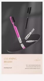 Black 5-Piece Gift Box Set Premium ABS Hair Care Gift Set with Cushion Paddle Brush, Detangling Comb, Cleaning Brush & Stand - Elegant Motherâ€™s Day or Coupleâ€™s Gift for Daily Styling and Scalp Comfort - Image 8