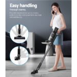 Devanti Stick Vacuum Cleaner Brushless Cordless 350W Grey - Image 4