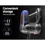 Devanti Stick Vacuum Cleaner Bagless Cordless Red 150W - Image 8
