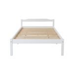 Artiss Bed Frame King Single Size Wooden White LEXI - Image 3