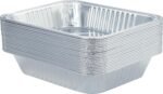 20 Pack Heavy-Duty Disposable Aluminum Foil Pans for Baking, Grilling & Catering - Extra Thick Rectangular Trays for Oven, BBQ & Steam Table Use (Silver) - Image 3