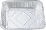 20 Pack Heavy-Duty Disposable Aluminum Foil Pans for Baking, Grilling & Catering - Extra Thick Rectangular Trays for Oven, BBQ & Steam Table Use (Silver) - Image 4