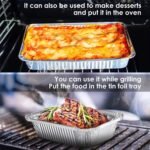 20 Pack Heavy-Duty Disposable Aluminum Foil Pans for Baking, Grilling & Catering - Extra Thick Rectangular Trays for Oven, BBQ & Steam Table Use (Silver) - Image 7