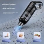 Cordless Handheld Vacuum Cleaner set -  USB Rechargeable Portable Car Vacuum with Detachable Nozzle, Lightweight Dust Buster for Car Interior, Home, Office and Pet Hair - Image 2